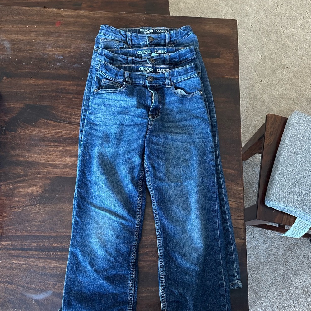 3 pairs of OshKosh B'gosh Women's Classic Straight Leg Jeans - Dark Blue